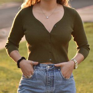 Button Up fitted Top